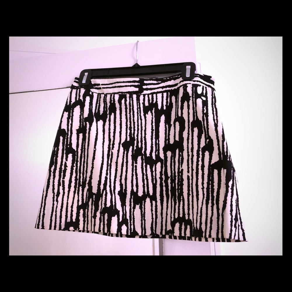 Black and white skirt